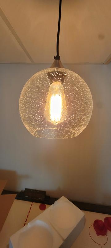 ZHLWIN Home Lighting ‎60-Watts 1-Light 9.84 in. Light Green Glass