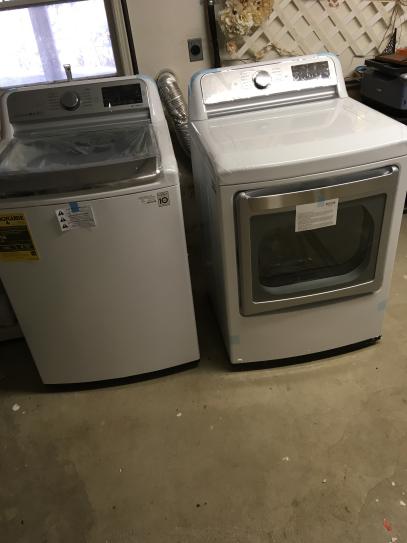 Lg Wt7200cw Wt7200cw 5 0 Cu Ft High Efficiency Top Load White Washer Walmart Com Walmart Com