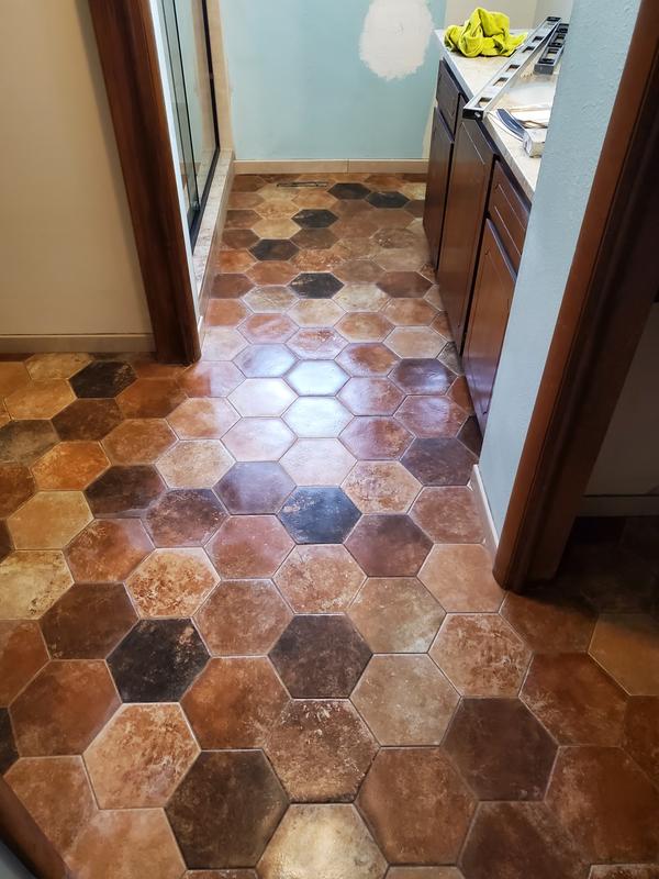 Reviews for Ivy Hill Tile Hayes Marron 7.87 in. x 9.44 in. Matte