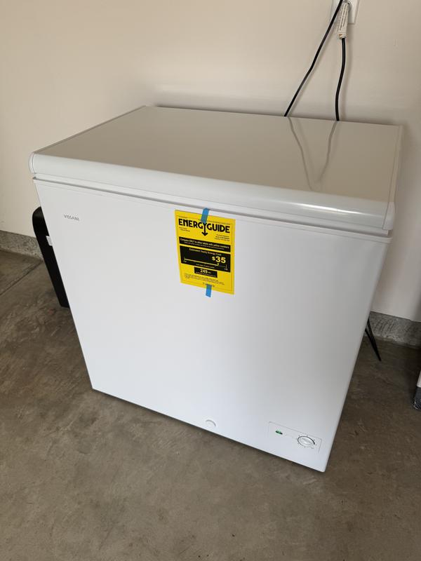VISSANI 5 cu. ft. Manual Defrost Chest Freezer in White MDCF5WH