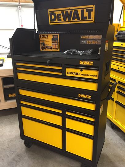 DEWALT 40 in. 11-Drawer Rolling Bottom Tool Chest and Cabinet Combo in