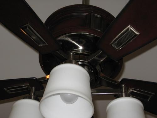 Hampton Bay Garrison 52 in. Indoor Gunmetal Ceiling Fan with Light Kit