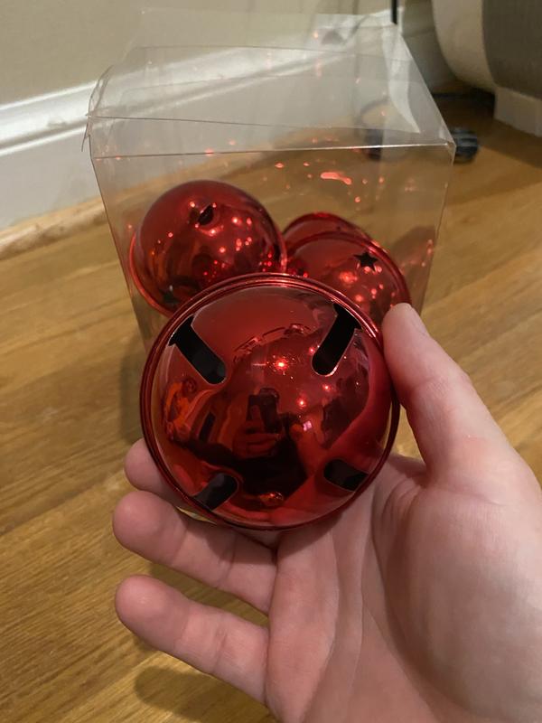 【即配送】バカラ オーナメント 2019 NOEL ゴールド Bロゴ ピン付 箱 Flora Bunda Gold Jumbo Jingle Bells, Christmas Ornament 8-Pieces