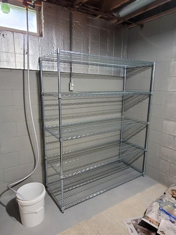 Seville Classics UltraDurable 5-Tier Commercial NSF