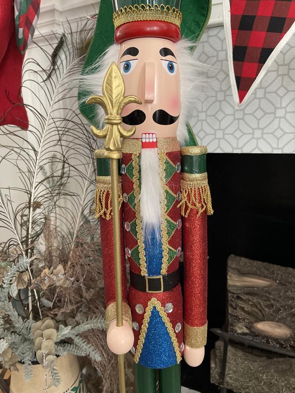3 Foot Nutcracker Soldier 2 Piece Set Home Accents Holiday Christmas