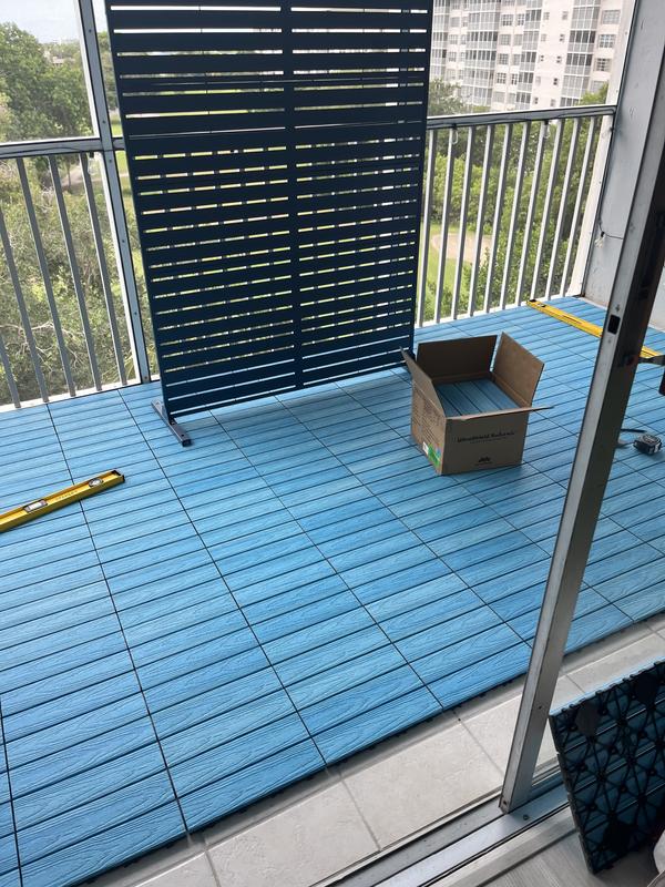 NewTechWood UltraShield Naturale 1 ft. x 1 ft. Quick Deck Outdoor