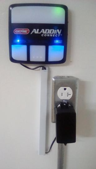 Genie Aladdin Connect Smartphone Enabled Garage Door Controller To