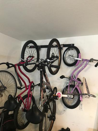 rubbermaid fasttrack bike hanger