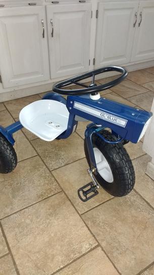 ol blue tractor tricycle