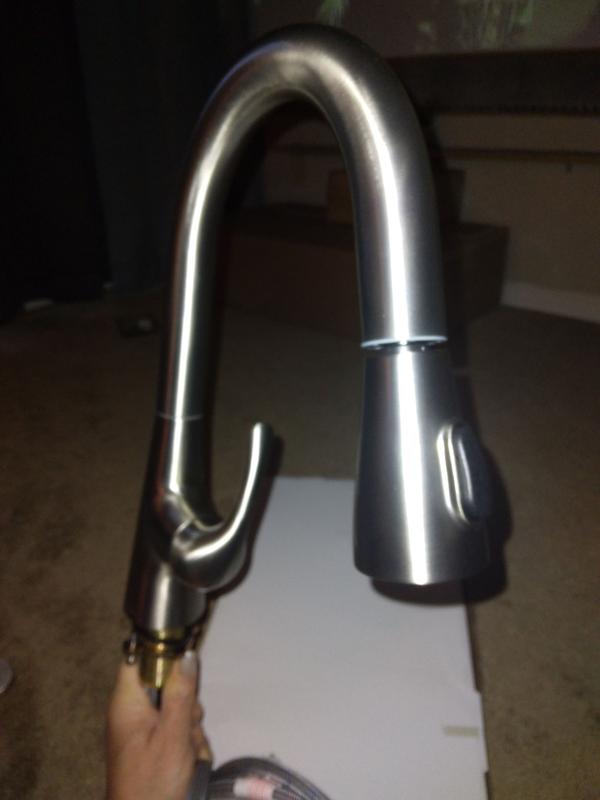 Buy Clare Single Handle Pull Down Laundry Utility Faucet in Stainless