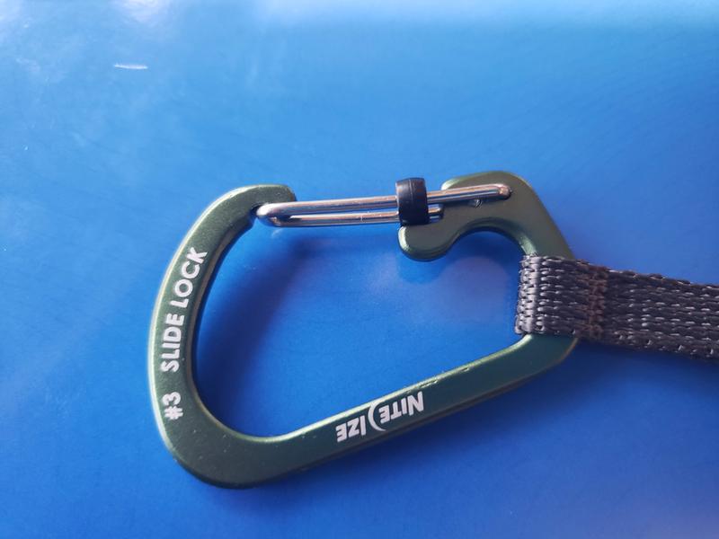Llavero Mosquetón de Aluminio SlideLock Key Ring Verde Olivo - Promart