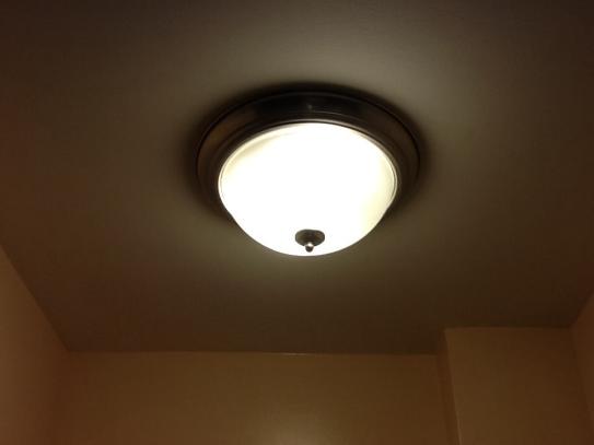 Home Decorators Collection 13.88-inch 4-Light Oil-Rubbed Bronze Flush Mount Ceiling Light Fixture With Clear Glass Shade