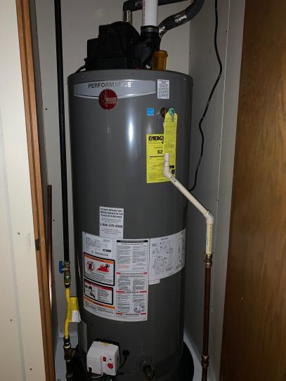 rheem power vent water heater