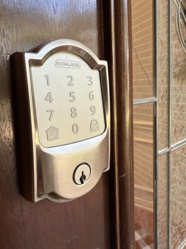 Schlage Century Satin Nickel Electronic Connect Smart