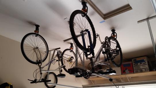 Gladiator Advanced Ceiling Mount Claw Bike Hook Gacexxcpvk