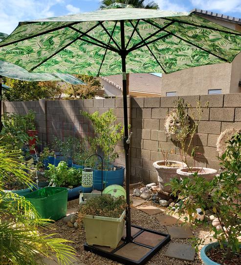 castlecreek patio umbrella CASTLECREEK 9' Market Patio Umbrella Khaki