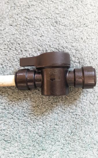 SHARKBITE ProLock 1/2 in. Push-to-Connect Plastic Shut Off Valve (2 ...