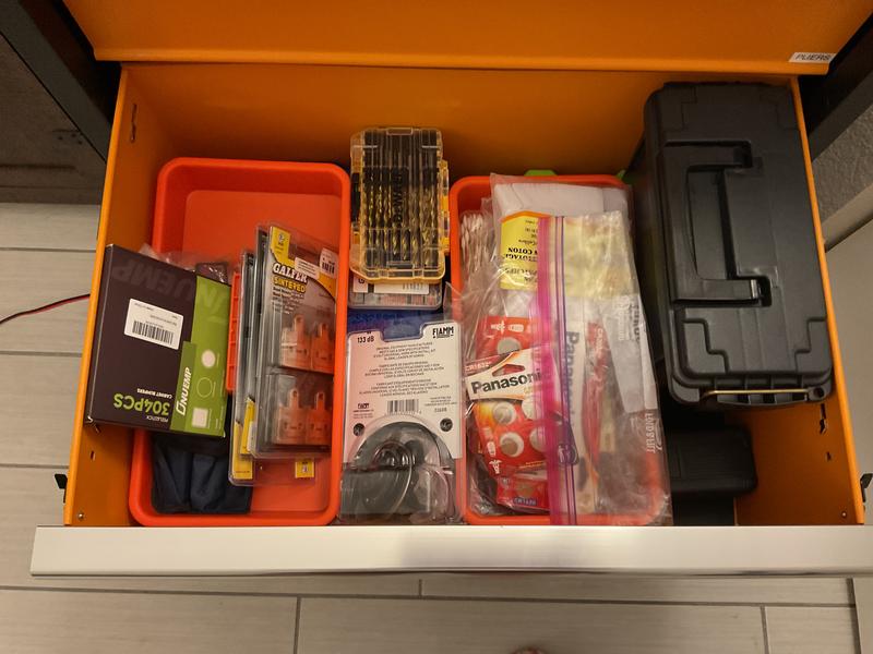 GEARWRENCH GSX 72 in. x 25 in. 18-Drawer Orange and Black Rolling