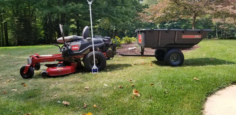 Reviews for Brinly-Hardy 850 lb. 17 cu. ft. Tow-Behind Poly