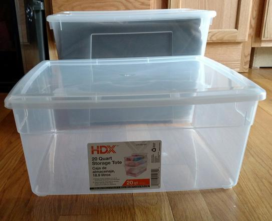 Reviews for HDX 20 Qt. Premium Sweater Box in Clear Pg 1 The Home Depot