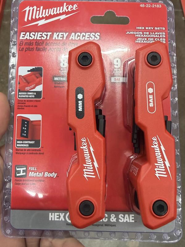 Milwaukee 8-Key Folding Torx Hex Key Set 48-22-2184 - The Home Depot