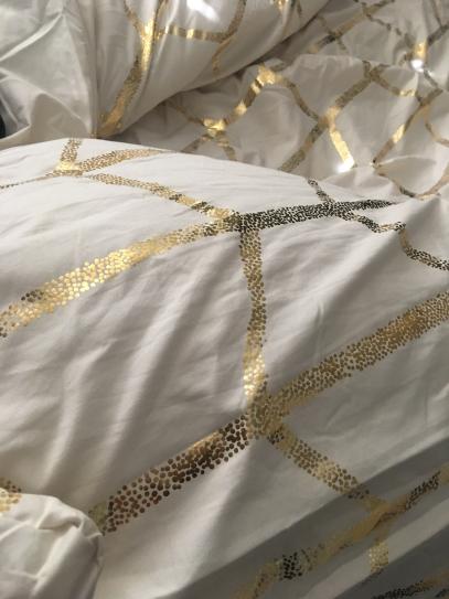 Intelligent Design Khloe 4-Piece Ivory/Gold Twin Comforter Set