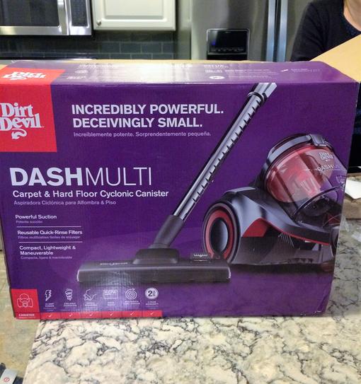 Dirt Devil Dash Multi Carpet And Hard Floor Cyclonic Vacuum - Carpet ...