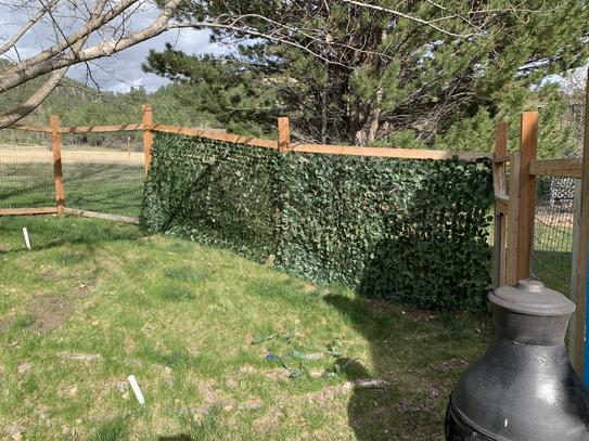 1pk x 96 in Faux Ivy Leaf Privacy Roll 60 in 