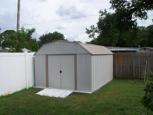arrow dakota 10 ft. x 8 ft. steel shed-dk108 - the home depot