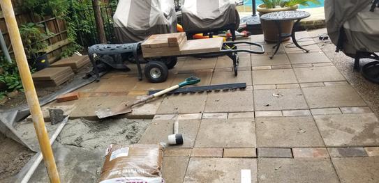 Pavestone 16 in. x 16 in. x 1.75 in. Pecan Square Concrete Step Stone ...