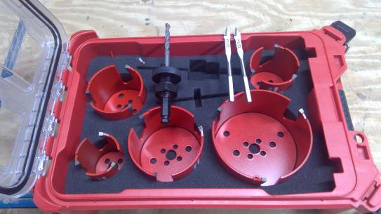 Milwaukee BIG HAWG Carbide Hole Saw Kit (9-Piece) with PACKOUT