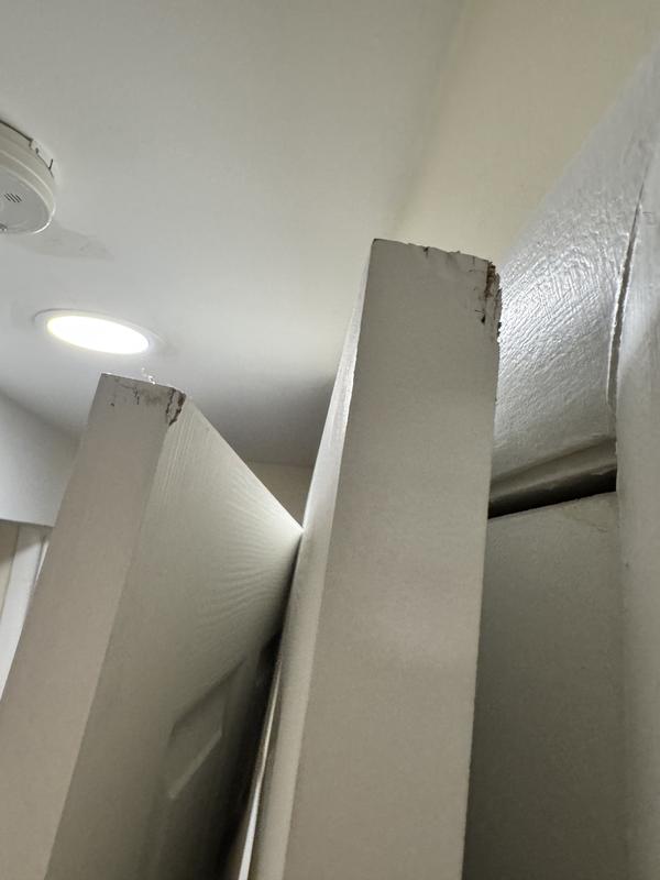 TENONER 96in x 80in, MDF, Solid Core, White, Painted Double 6