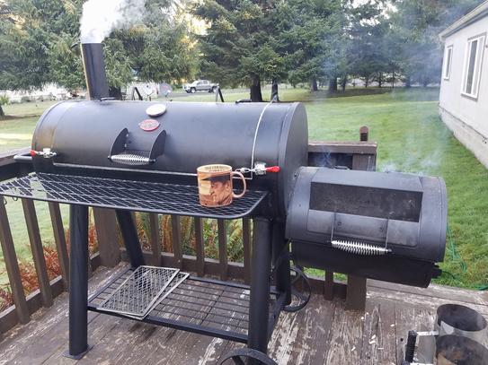 Char-Griller 1012 sq. in. Competition Pro Offset Charcoal or Wood ...