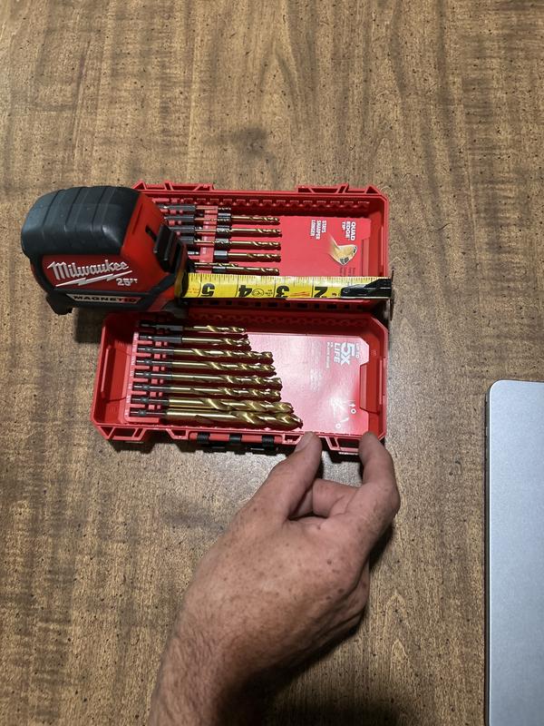 Milwaukee Titanium Drill Bit Set (20-Piece) 48-89-1105 - The Home