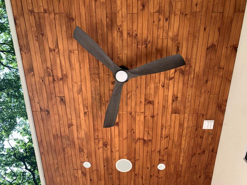Buy Bayshire 60 in. LED Indoor/Outdoor Matte Black Ceiling Fan with