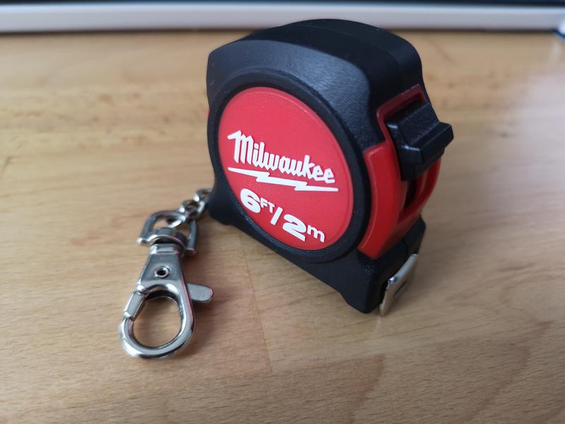 Milwaukee 6 ft. Keychain Tape Measure