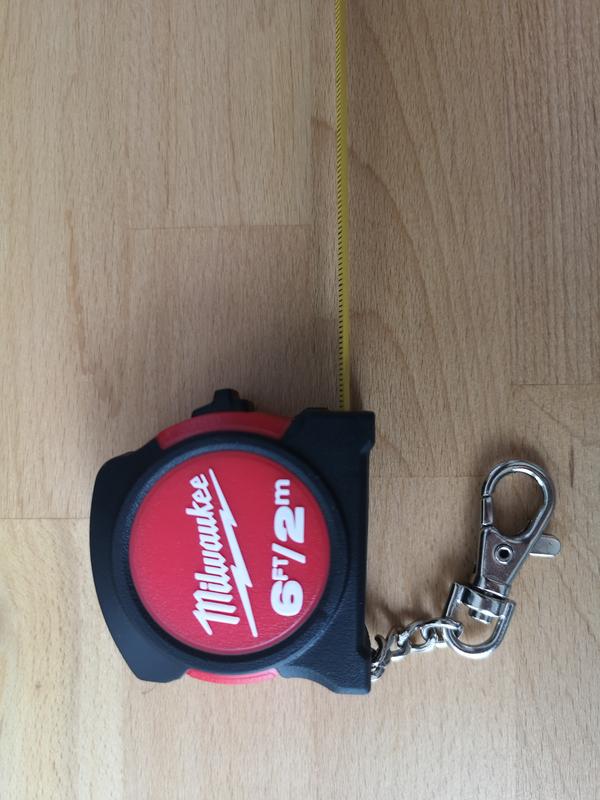 Milwaukee Keychain 6 ft. SAE Tape Measure 48-22-5506 - The Home Depot