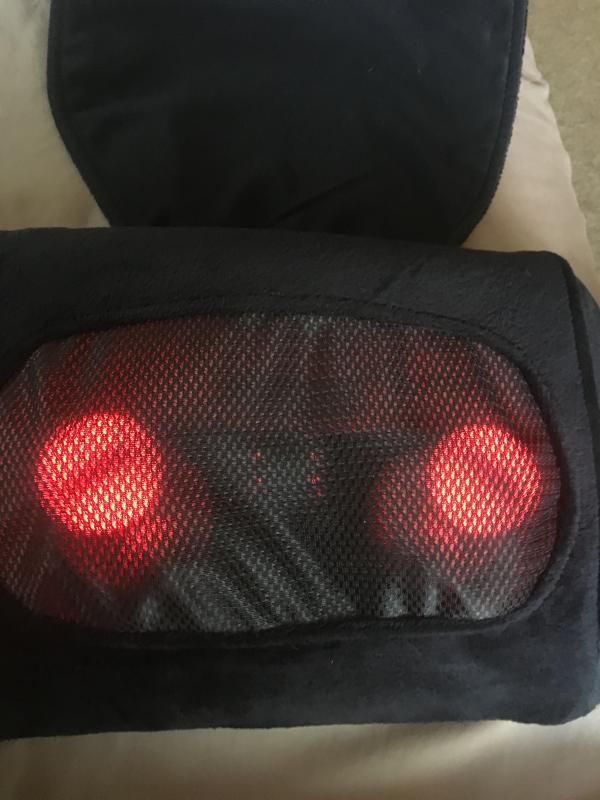 Heated massage rollers