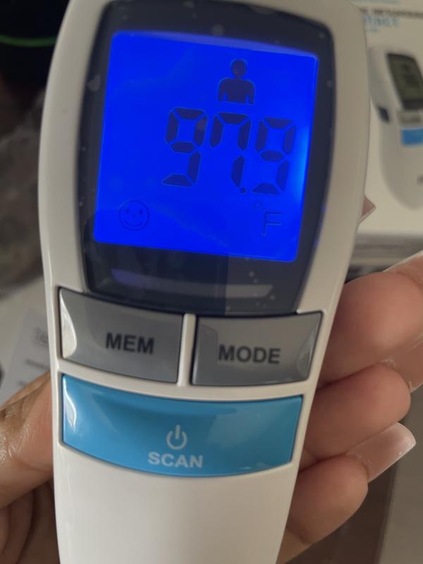 Quick Scan Instant Readout Contactless Thermometer Gun by IndigiÂ