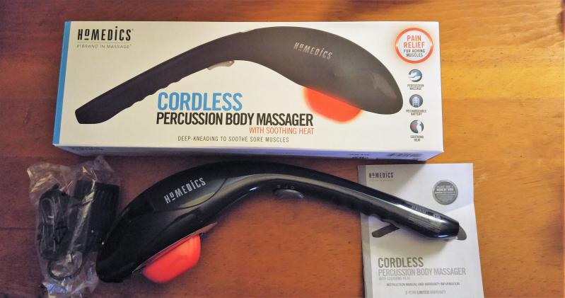 Cordless Percussion Body Massager with Soothing Heat