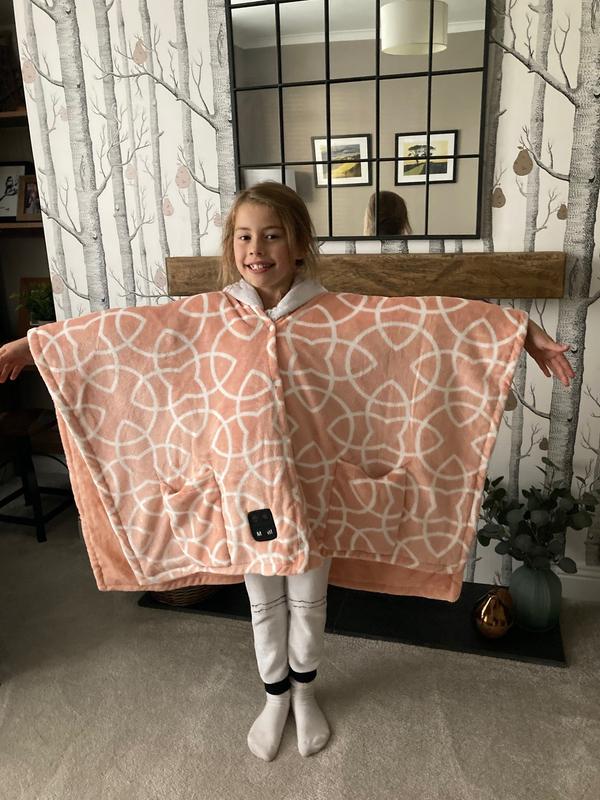 Homedics Cordless Heated Throw [Pink]