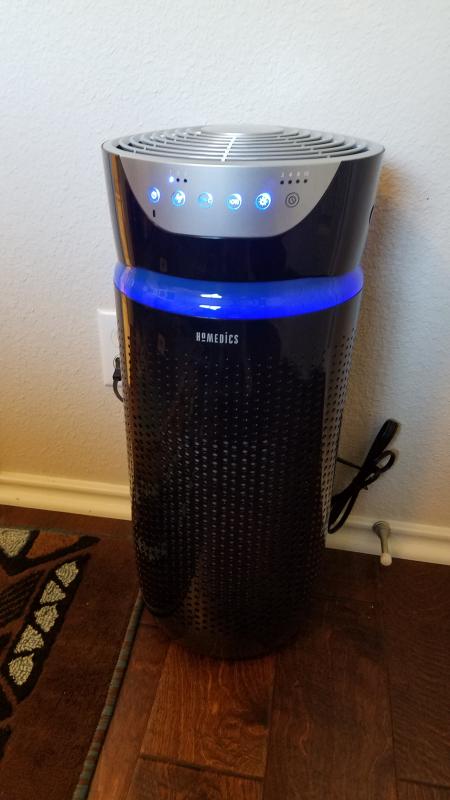 With the "night light" on.