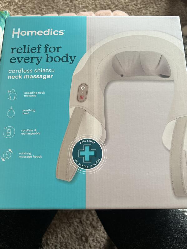 Homedics® Shiatsu Rechargeable Neck Massager with Heat