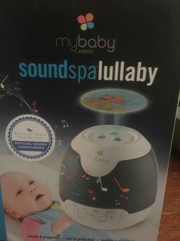 Baby SoundSpa Lullaby Sound Play Image Projector Auto-Off Timer for Naptime 