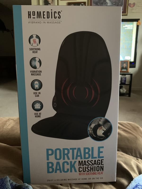 HoMedics Portable Back Massage Cushion with Heat