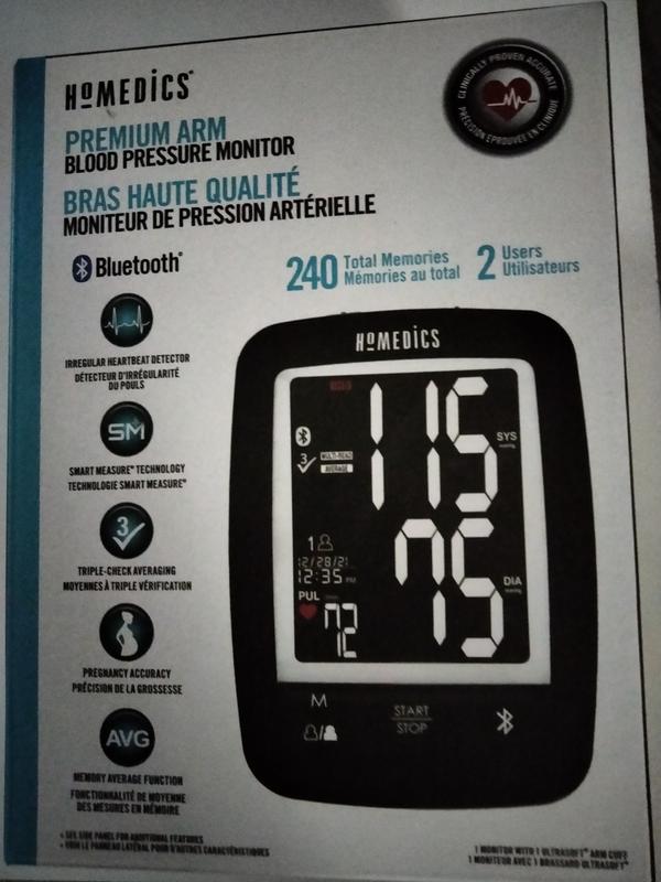 Homedics® Upper Arm 300 Series Blood Pressure Monitor, Easy One-Touch  Operation, Irregular Heartbeat Detector, Accurate Results 