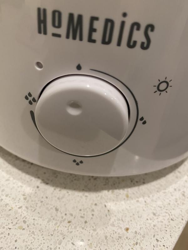 Control dial with touch light control