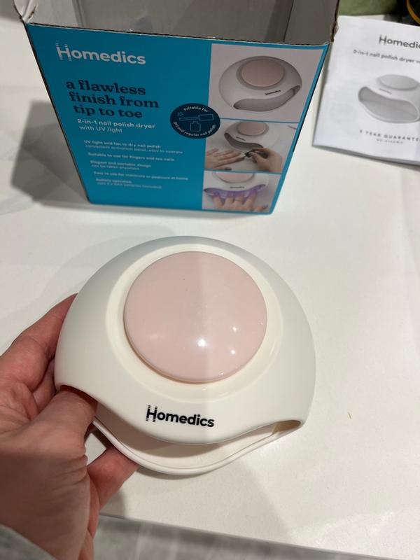 Homedics 2-in-1 nail polish dryer