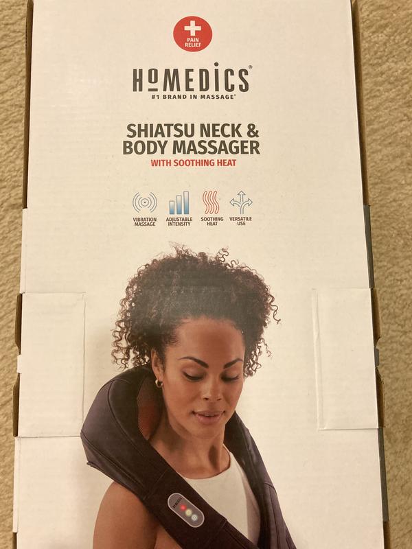 Homedics® Shiatsu Rechargeable Neck Massager with Heat