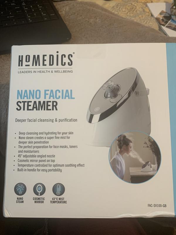 HoMedics Nano Facial Steamer with Adjustable Steam